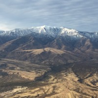 Snow capped Mount Graham (10,700’)
